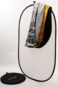 Helios Faltreflektor 5in1 eckig 102x168 cm