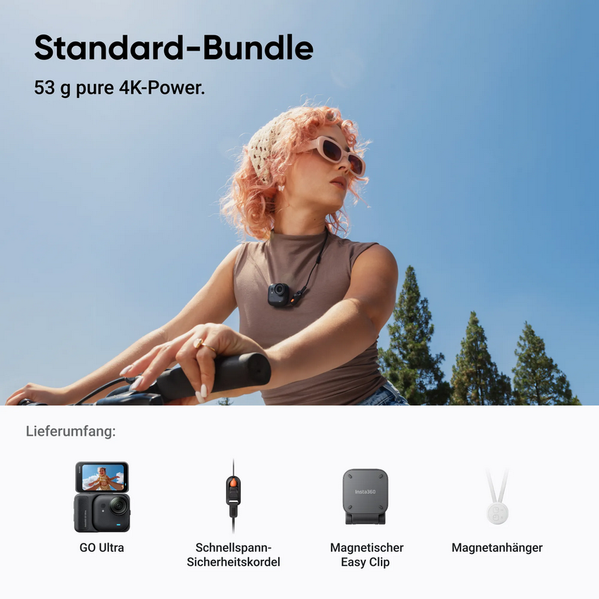 Insta360 GO Ultra Standard Bundle Black