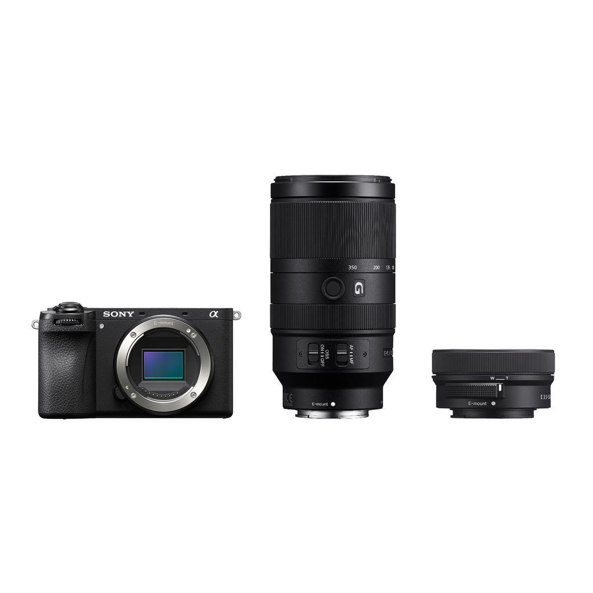 Sony Alpha ILCE-6700 Kit SEL1650II+SEL70350G schwarz Wildlife-Bundle