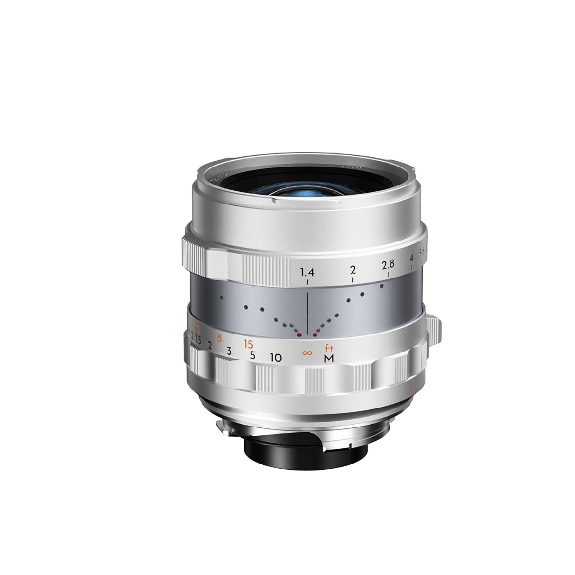 THYPOCH Full-frame Photography Lens Simera 28mm f1,4 for Leica M Mount, sil