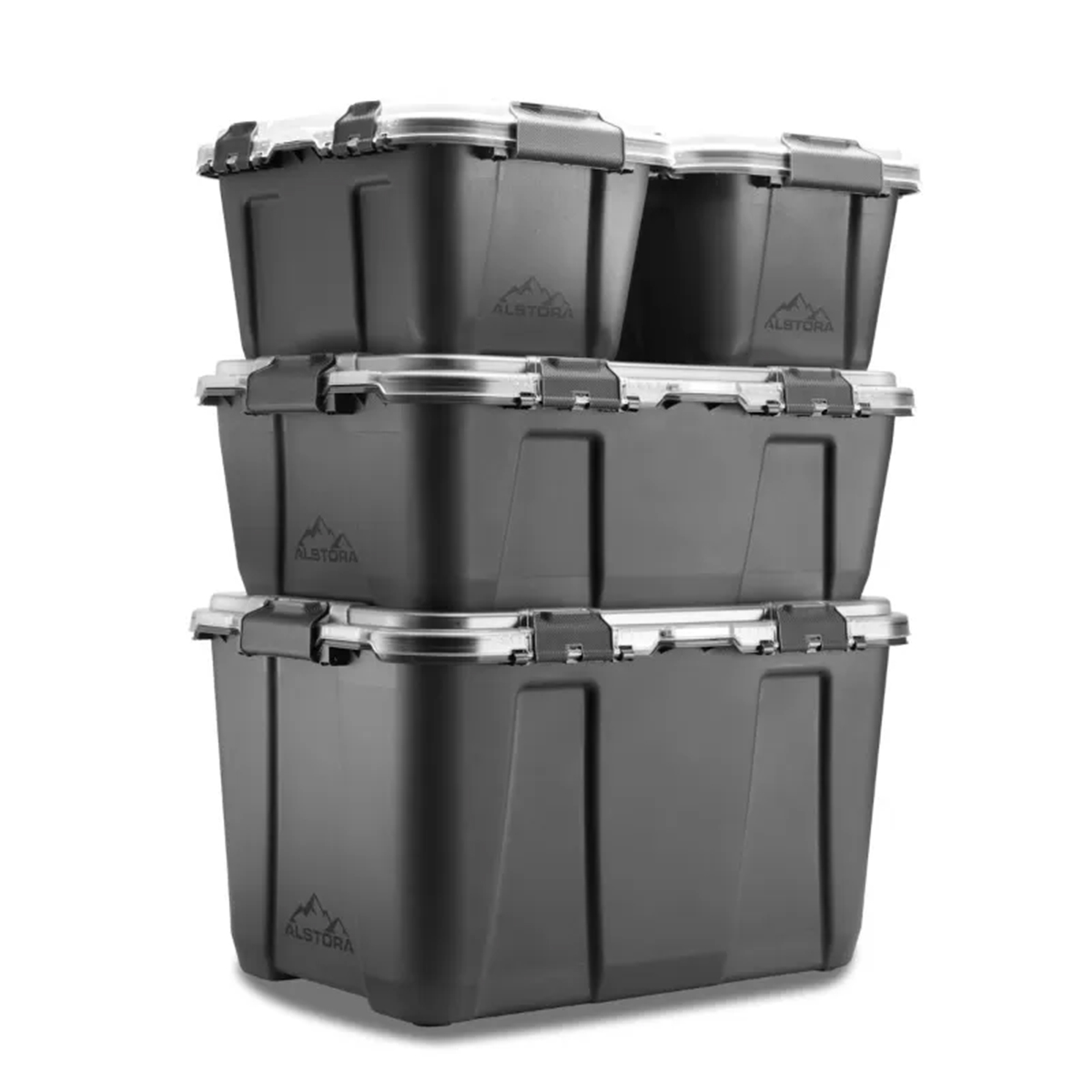 Alstora Container Set Stein-Grau