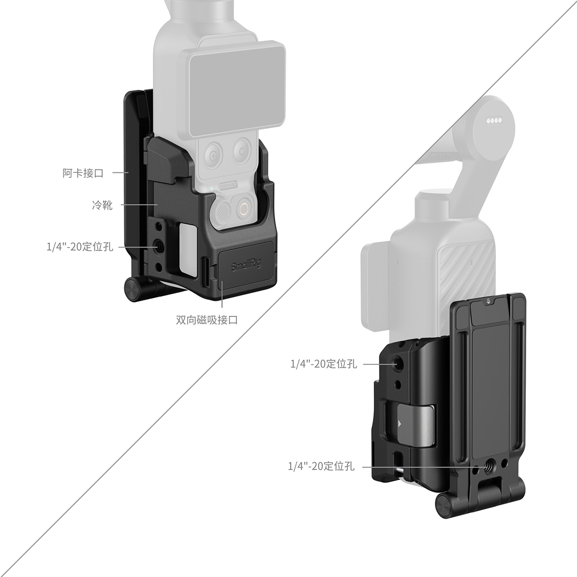 SmallRig 6003 Halterungsunterstützung für DJI Osmo Pocket 4P/4/3