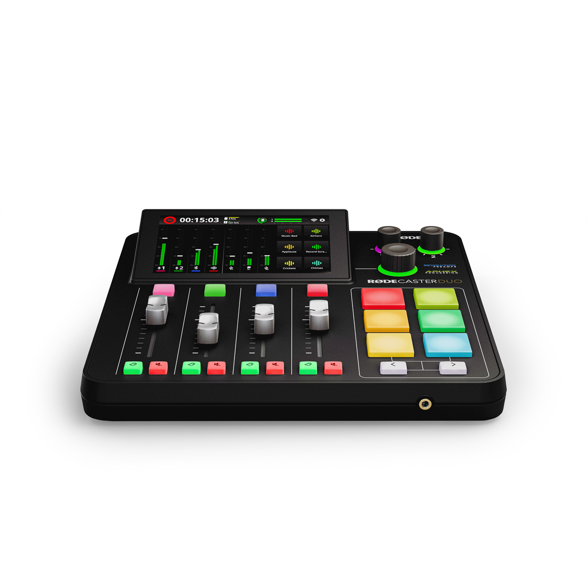 Rode RODECaster Duo black,Podcast-Studio Integrated Audio Production Studio