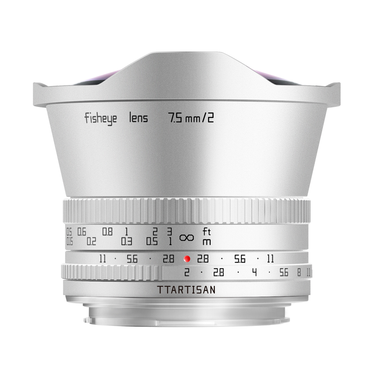 TTARTISAN 2,0/7,5 mm silber, MFT, Fisheye Objektiv