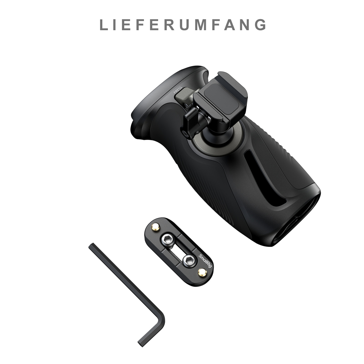 SmallRig 5160 Drehbarer Seitengriff mit NATO-Klemme