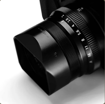 Squarehood Gegenlichtblende für Fujifilm XF 23mm und XF 35mm F/2.0 Black