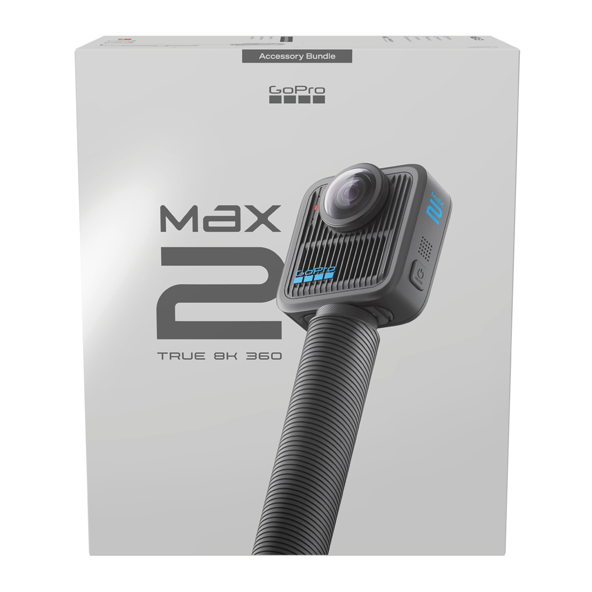 GoPro MAX2 Black Accessory Hard Bundle Actioncam, 2x Akkus, 64GB microSD-Karte