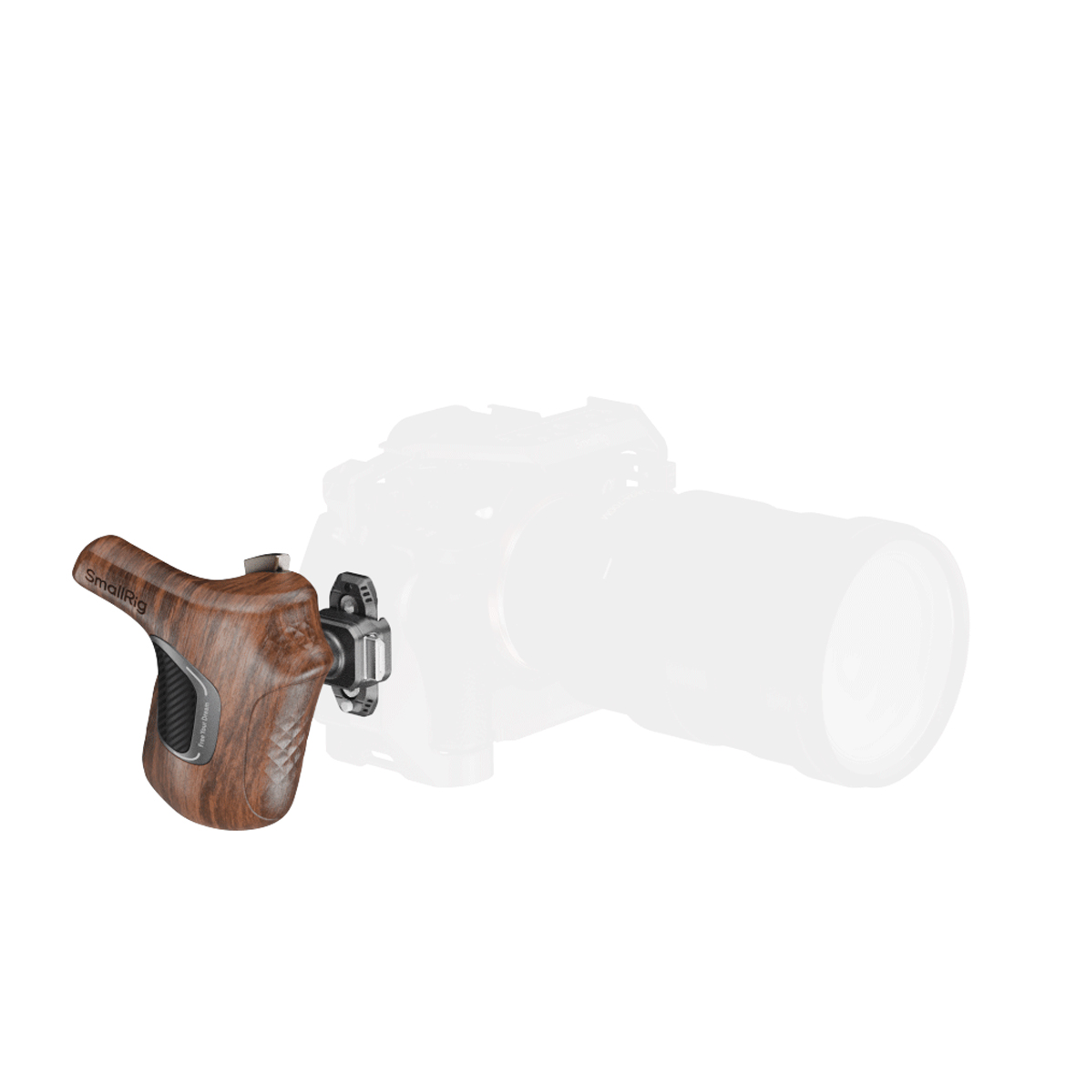 SmallRig 5192 Image Grip Right Side Holzgriff mit NATO-Klemme