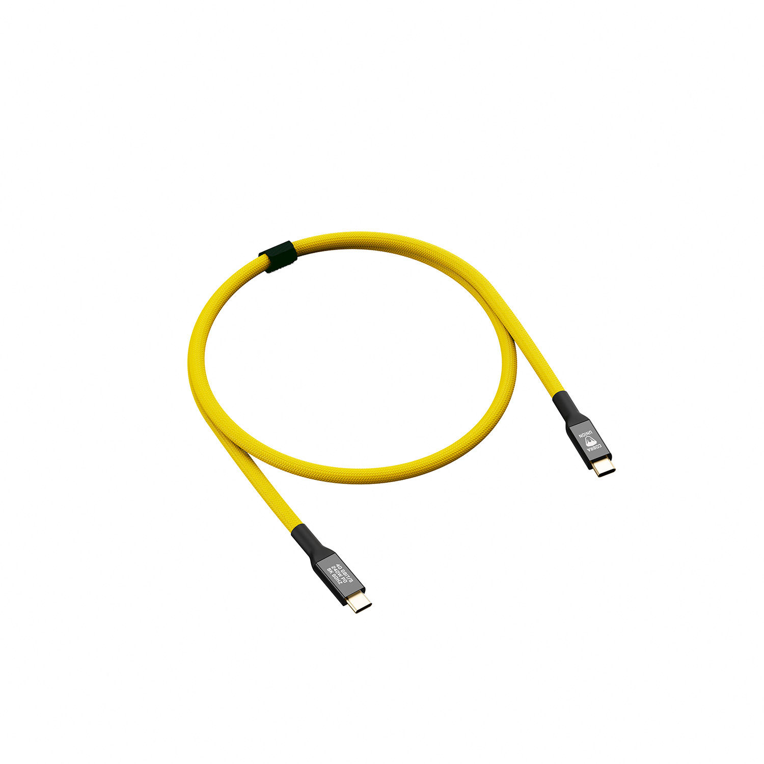 Cobra Union USB-C Kabel Gelb 40G 0,5m gerade