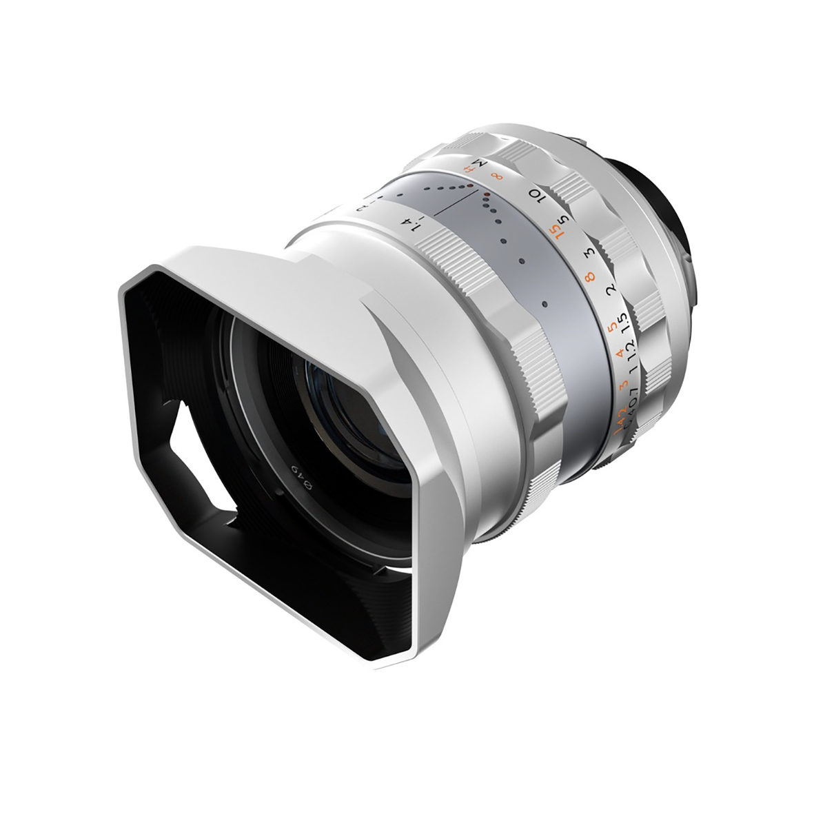 THYPOCH Full-frame Photography Lens Simera 28mm f1,4 for Leica M Mount, sil