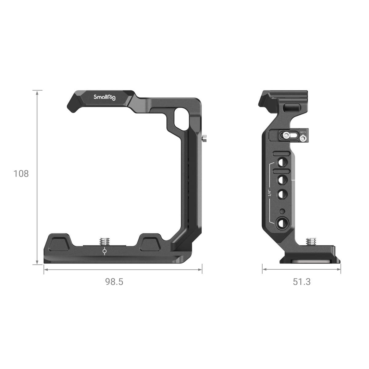 SmallRig 3639 Kamera Halfcage für Sony Alpha 7 IV/7S III/7R IV/ Alpha 1