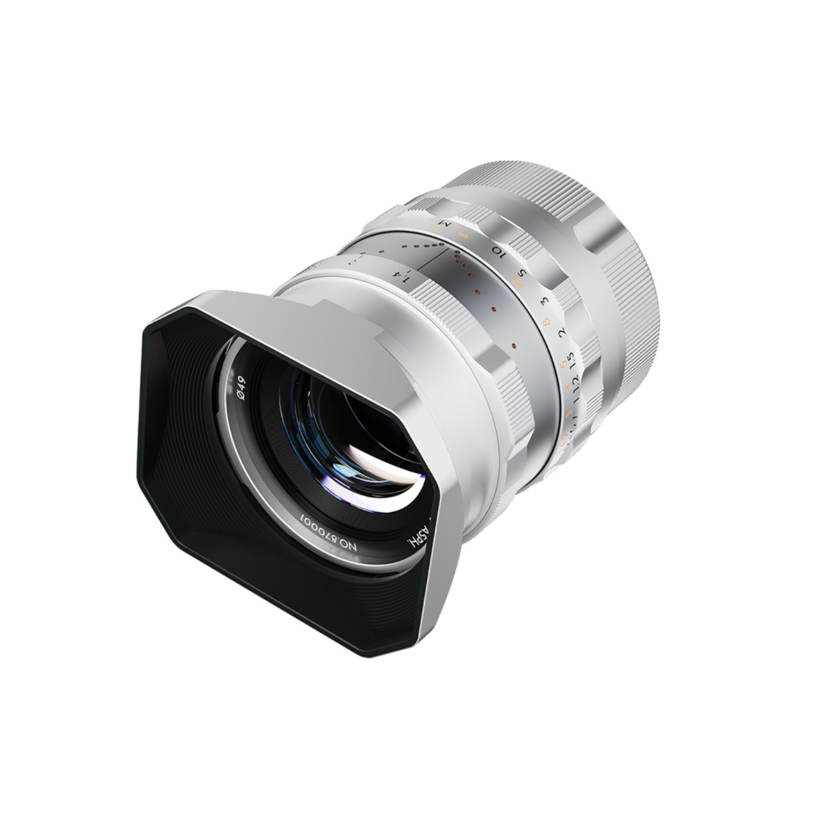 THYPOCH Full-frame Photography Lens Simera 28mm f1,4 for Leica M Mount, sil