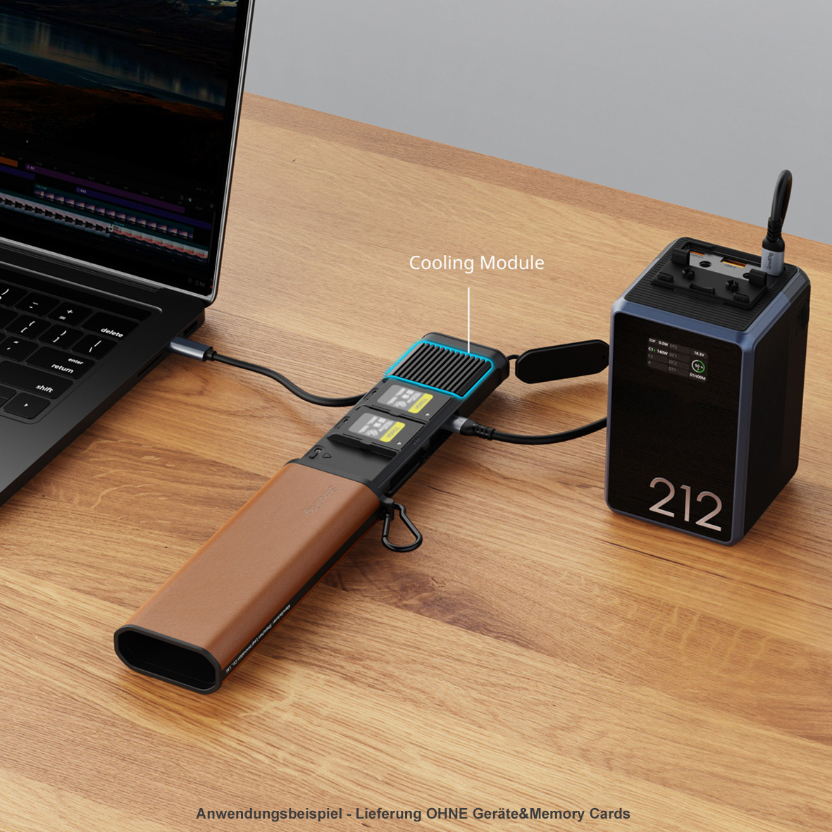SmallRig 4532 Multifunct. Card Reader & Storage Case (CFexpress Type B)