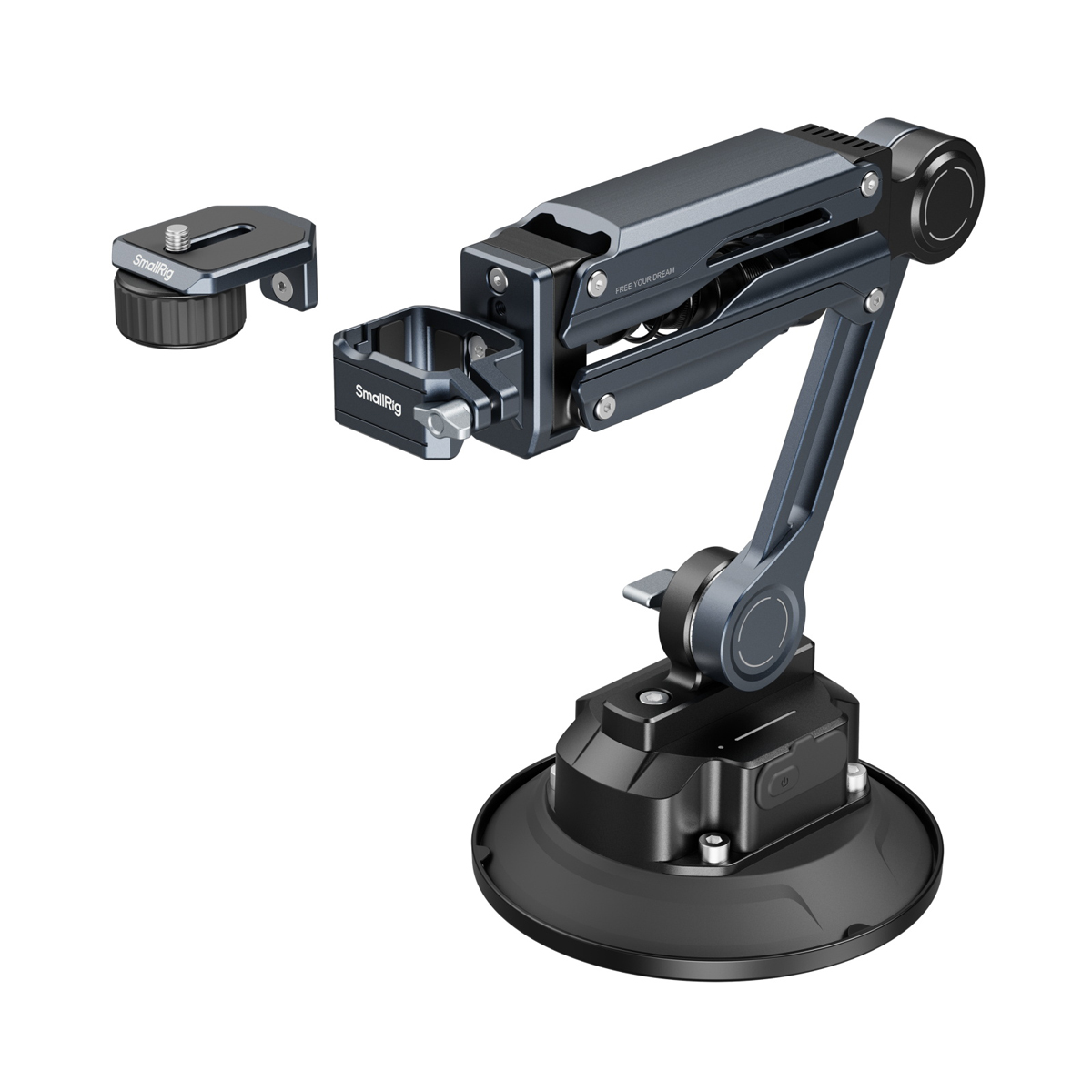 SmallRig 5507 Stoßdämpferhalterung mit elektronischen Saugnapf