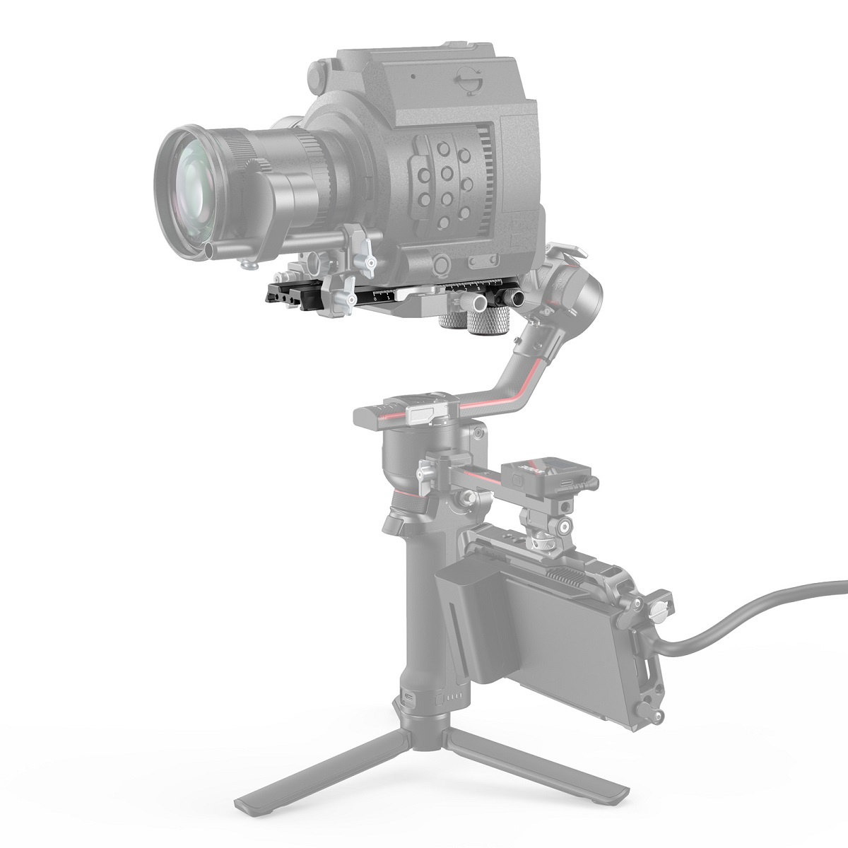 SmallRig 3031B Erweiterte QR-Platte für DJI RS 2 / Ronin-S / RS 3 / RS 3 Pro