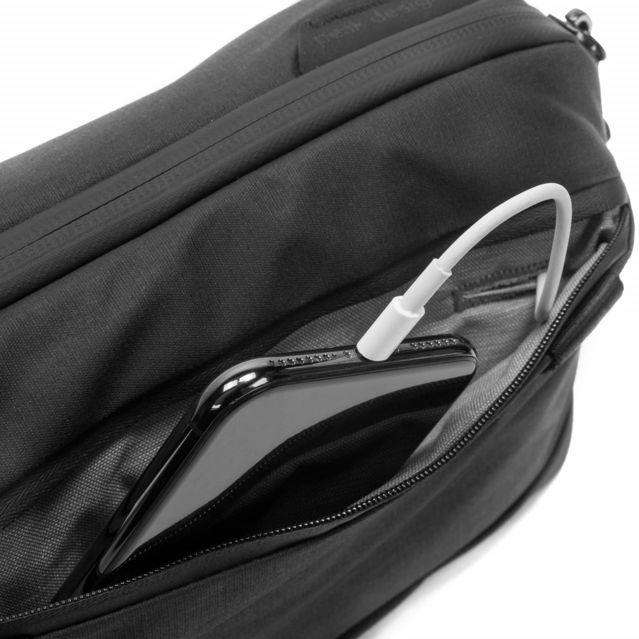 Peak Design Tech Pouch - Black - Organizer-Tasche für Smartphones, Kabel etc.