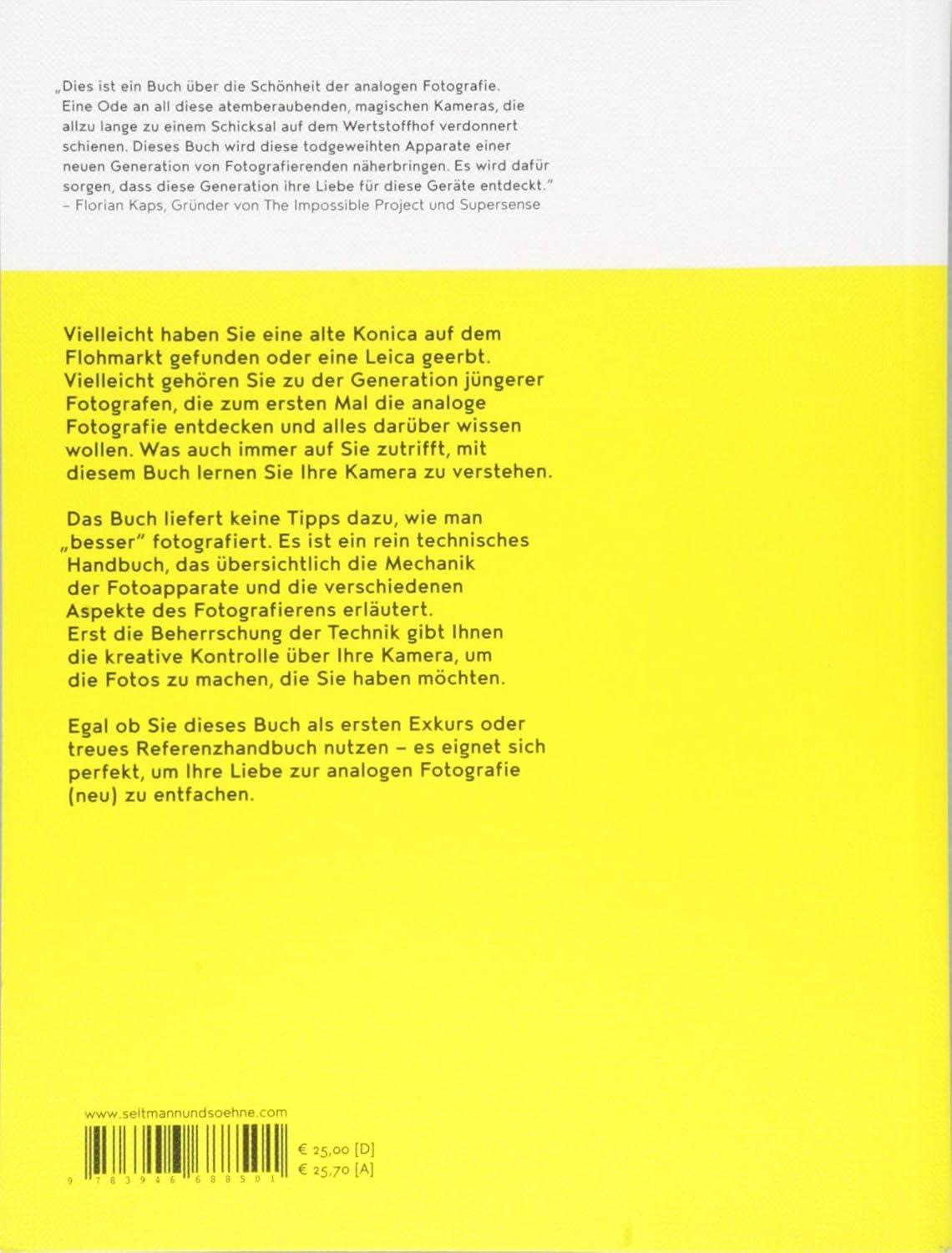 Analoge Fotografie - 21 x 16 cm - 240 Seiten