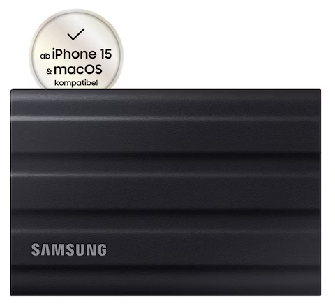 Samsung SSD T7 Shield 4TB Schwarz USB-C
