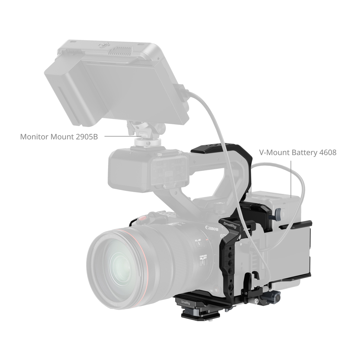 SmallRig 5658 Cage Kit für Canon EOS C50 Erweiterte Edition
