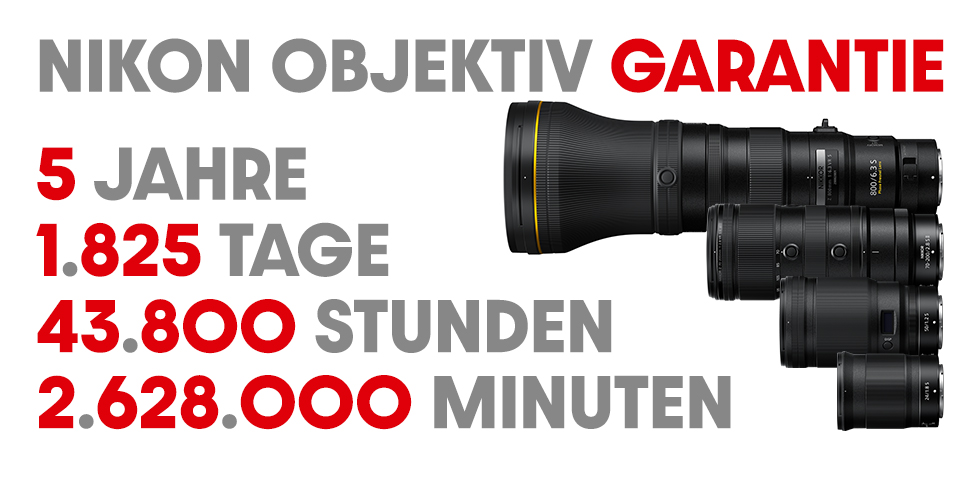 Nikon Z Objektiv Garantie bei IPS Hamburg im Onlineshop und im Geschäft